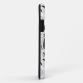 水玉模様タイガーブラックアンドホワイトプリント Case-Mate iPhoneケース (裏面/右)