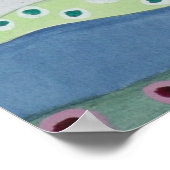 水玉模様ツリーバイヘザーソールズベリー ポスター (角)