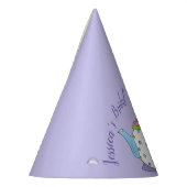 水玉模様ティーポットアフタヌーンティーブライダルベビーシャワー パーティーハット (左)