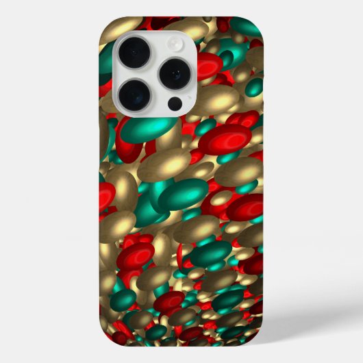 水玉模様テクスチャ抽象芸術フラクタルアートCase-Mate i Case-Mate iPhoneケース (裏面)