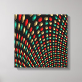 水玉模様テクスチャ抽象芸術フラクタル芸術 キャンバスプリント