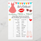 水玉模様ドレス誕生日このゲームまたはそのゲーム (正面)