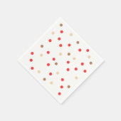 水玉模様ナプキン スタンダードカクテルナプキン (角)