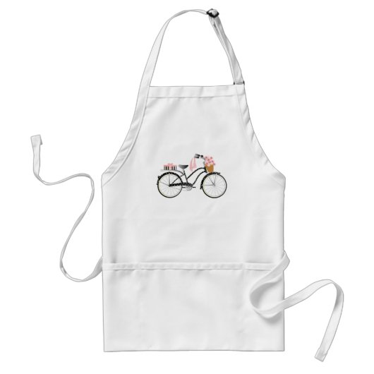 水玉模様バイク スタンダードエプロン (正面)