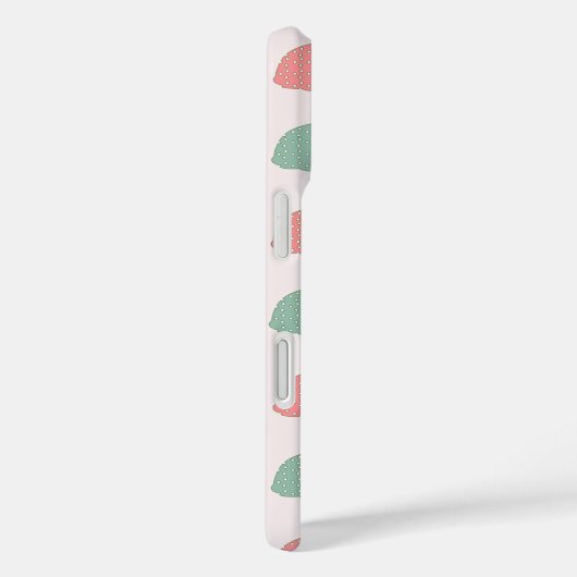 水玉模様バニーズパターンonピンク Case-Mate iPhoneケース (裏面 / 右)