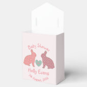 水玉模様バニー フェイバーボックス (オープン)