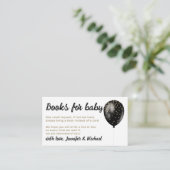 水玉模様バルーンスパークルパーティーブックベビー エンクロージャーカード (スタンド正面)