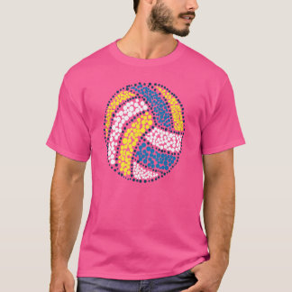 水玉模様バレーボ国際的ールドットの日 Tシャツ