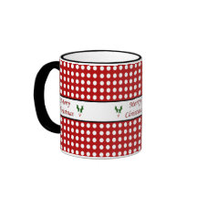 水玉模様パターンとのメリークリスマス