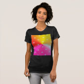 水玉模様パターンカラフルの色 Tシャツ (正面フル)