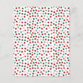 水玉模様パターンスクラップブック紙 (正面)