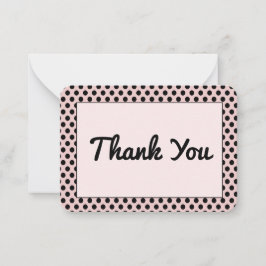 水玉模様パターンフラットノートカード ノートカード