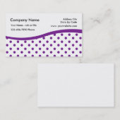 水玉模様パターン名刺 名刺 (正面/裏面)