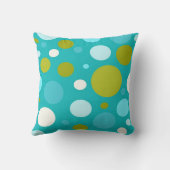 水玉模様パターン装飾用クッション クッション (裏面)