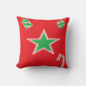 水玉模様パターン – デュアルデザイン両面プリント クッション (正面)