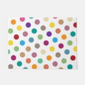 水玉模様パターン ドアマット (正面)