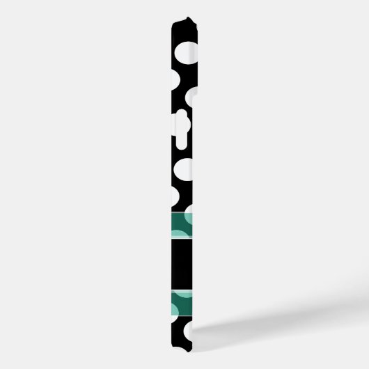 水玉模様パターン（モノグラム） Case-Mate iPhoneケース (裏面 / 右)