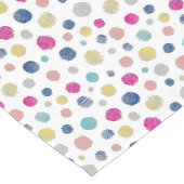 水玉模様パターン ロングテーブルランナー (コーナー)