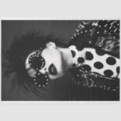 水玉模様パンクロックグラムデクページ 薄葉紙 (正面)