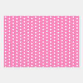 水玉模様パーキーパターン明るい色 ラッピングペーパーシート (正面3)