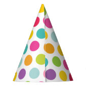 水玉模様パーティークラウン パーティーハット (裏面)