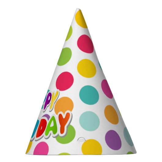 水玉模様パーティークラウン パーティーハット (右)