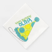 水玉模様パーティーハットハッピーバースデーお祝い (コーナー)