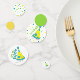 水玉模様パーティーハットハッピーバースデーお祝い コンフェッティ