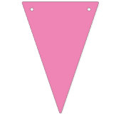 水玉模様パーティーバナー(ピンクとソフトイエロー) バンティングフラッグ (第2の旗)