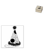 水玉模様パーティー誕生日大晦日祝 ラバースタンプ (押印)