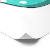 水玉模様ビーチサンダル ポスター (角)