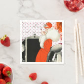 水玉模様フラッパー紙ナプキン スタンダードカクテルナプキン (インサイチュ)