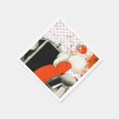 水玉模様フラッパー紙ナプキン スタンダードカクテルナプキン (角)