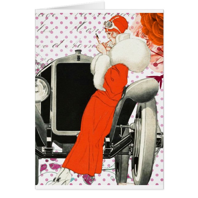 水玉模様フラッパー (正面)