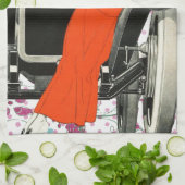 水玉模様フラッパー キッチンタオル (折り畳み)