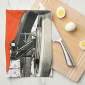 水玉模様フラッパー キッチンタオル (四つ折り)