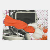 水玉模様フラッパー キッチンタオル (横)