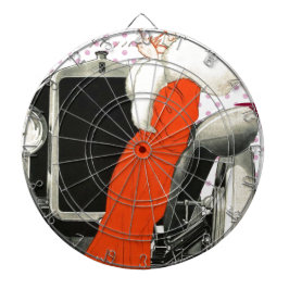 水玉模様フラッパー ダーツボード