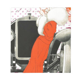 水玉模様フラッパー ノートパッド