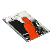 水玉模様フラッパー ノートブック (右側)