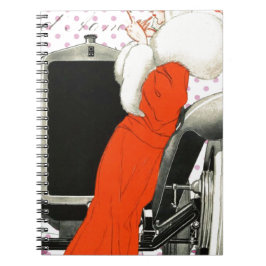 水玉模様フラッパー ノートブック