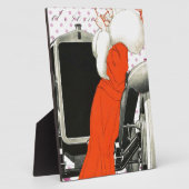 水玉模様フラッパー フォトプラーク (側面)