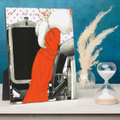 水玉模様フラッパー フォトプラーク (側面)