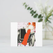 水玉模様フラッパー ポストカード (スタンド正面)