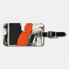 水玉模様フラッパー ラゲッジタグ