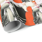 水玉模様フラッパー ラッピングペーパー (ロールコーナー)