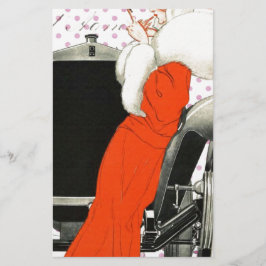 水玉模様フラッパー 便箋