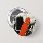 水玉模様フラッパー 缶バッジ (正面&裏面)