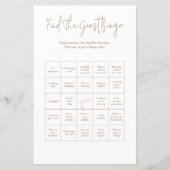 水玉模様ベビーベアーゲストビンゴベビーシャワーゲーム (正面)