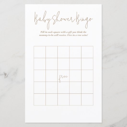 水玉模様ベビーベアービンゴベビーシャワーゲーム (正面)